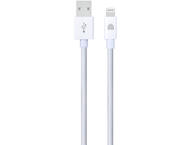 Кабели и Адаптери Dviced USB-A to lightning cable Charging & Data transfer 1,25m-White