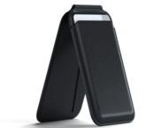Стойки за мобилни устройства Satechi Vegan-Leather Magnetic Wallet Stand- Black