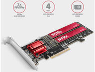 Кабели и Адаптери AXAGON PCEM2-ND PCI-E 16x - M.2 SSD NVMe