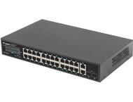Мрежово оборудване Lanberg RSGE-24P-2GE-2S-360