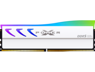 Оперативна памет 16GB (1x16GB) DDR5 6000 MT/s Silicon Power XPOWER Storm RGB White