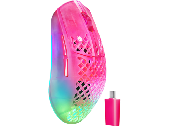Мишки SteelSeries Aerox 3 Wireless Gen 2 - Magenta Haze