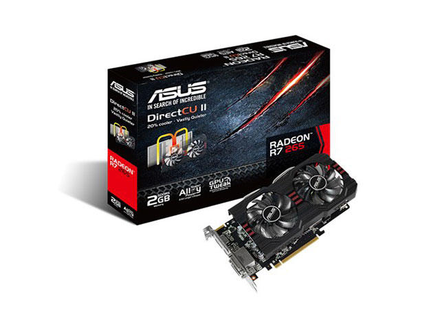 Видео карти ASUS R7 265 DC2 2GD5