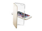 Калъфи Cellular line  iPhone 6 Plus ClearBook калъф, прозрачно-златист