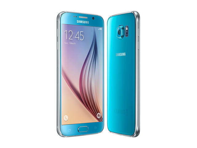 Смартфони Samsung Galaxy S6 (SM-G920F) 32GB, син цвят