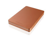 Външни HDD 500GB Toshiba Canvio ALU 3S, в червено
