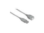 Кабели и Адаптери Hama USB 2.0 удължителен кабел, екраниран, сив, 1.80 метра