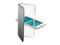 Калъфи Cellular line ClearBook за Samsung Galaxy S6, прозрачен-черен