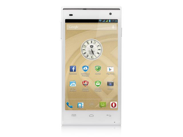Смартфони Prestigio Multiphone 5505 DUO 8GB, бял цвят