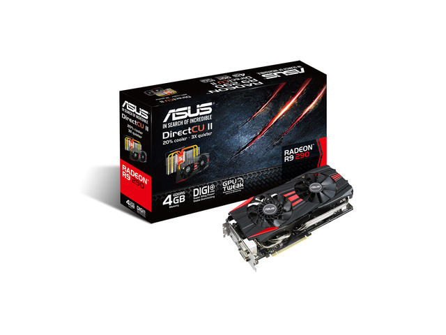 Видео карти ASUS R9 290 DirectCU II 4GB