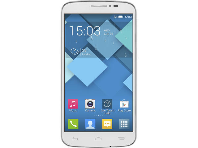 Смартфони Alcatel One Touch Pop C7 4GB, бял цвят
