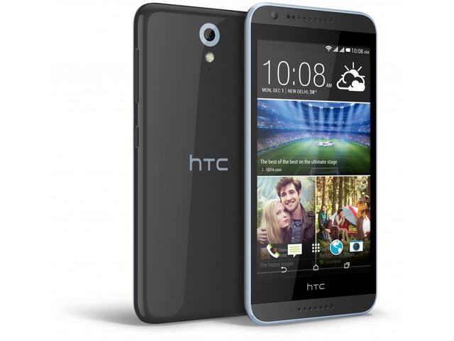 Смартфони HTC Desire 620G 8GB, сив цвят, с драскотина на задния капак