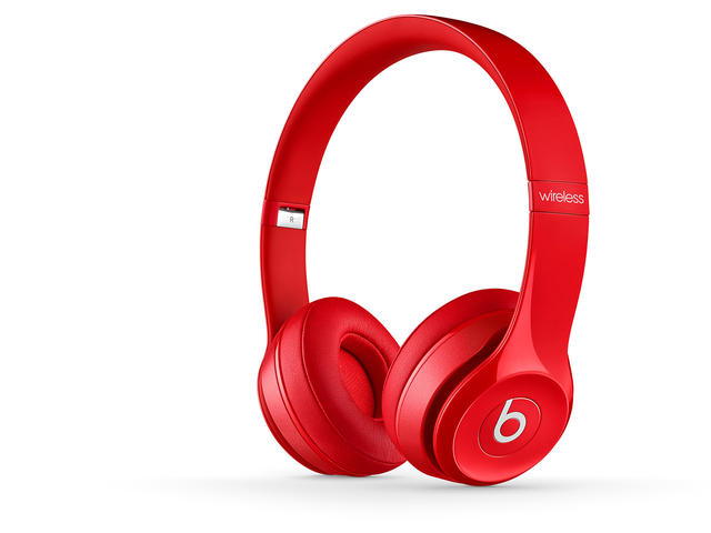 Слушалки Beats Solo2, в червено