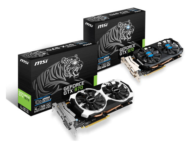 Видео карти MSI GeForce GTX 970 4GD5T OC
