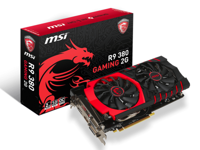 Видео карти MSI Radeon R9 380 GAMING 2GB
