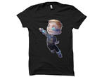 Облекло и аксесоари Fnatic Rekkles cartoon black T-shirt, размер L