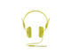 Слушалки Modecom MC-400 FRUITY, зелени