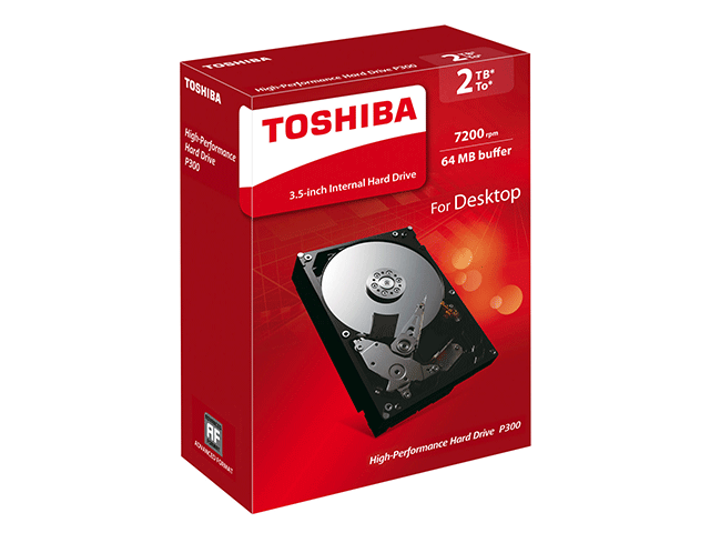 Твърди дискове 2TB 7200rpm Toshiba P300 64MB