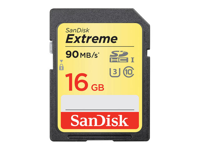 Карти памет 16GB SDHC SanDisk Extreme Class 10 UHS-I U3