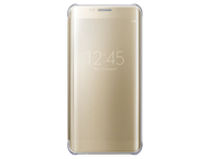 Калъфи Samsung Galaxy Edge + Clear View Cover, в златисто