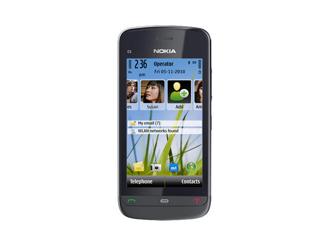 Смартфони Nokia C5-03 40MB, черен цвят