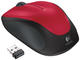 Мишки Logitech M235, в червено