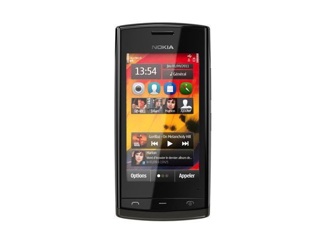 Смартфони Nokia 500 2GB, черен цвят