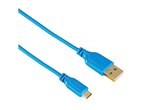 Кабели и Адаптери Hama USB - micro usb "Flexi-Slim", USB 2.0, 0,75м син