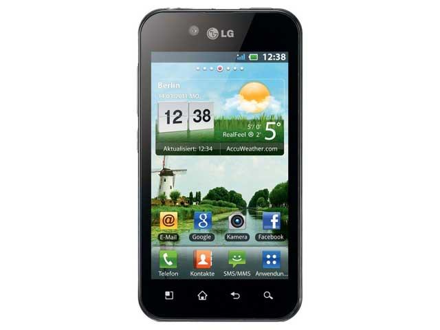Смартфони LG Optimus 2X P990 8GB, черен цвят