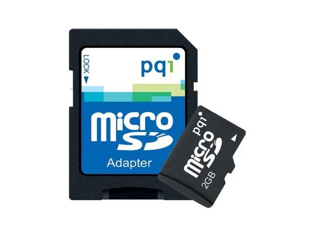 Карти памет 2GB microSD карта PQI