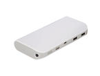 Външни батерии Hama "Pipe" Power Pack, 13000 mAh, в бяло-сиво