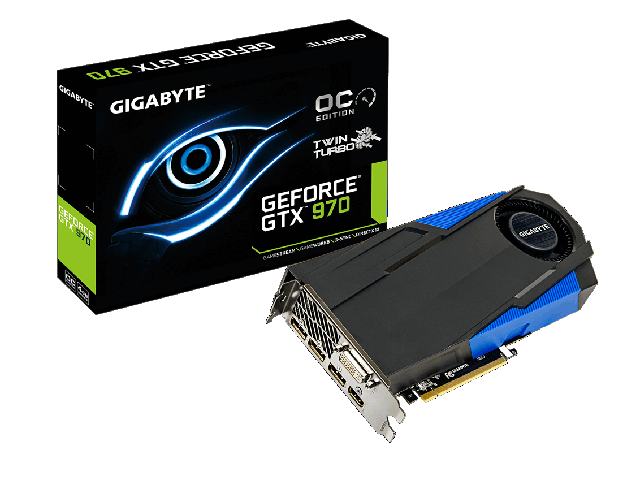 Видео карти Gigabyte GeForce GTX 970 GV-N970TTOC-4GD