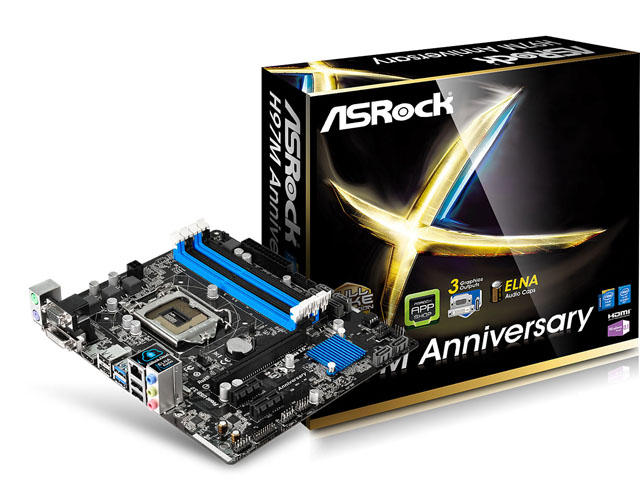 Дънни платки ASRock H97M ANNIVERSARY