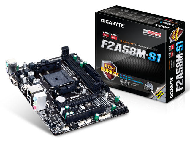 Дънни платки Gigabyte F2A58M-S1 /FM2+