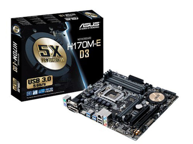 Дънни платки Asus H170M-E D3