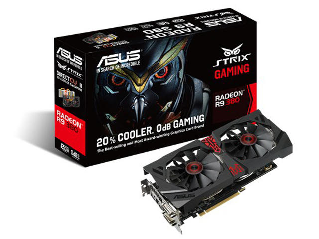 Видео карти Asus Strix Radeon R9380-DC2OC-2GD5-GA