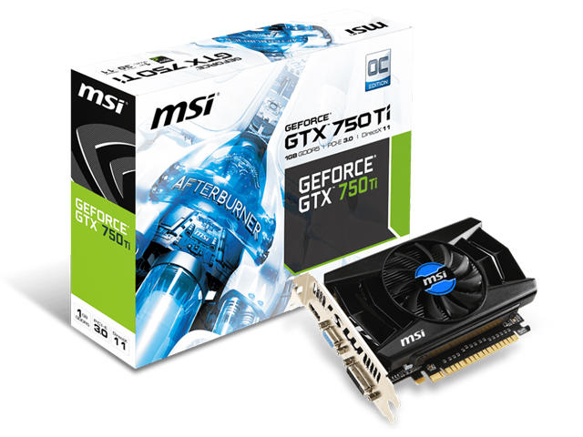 Видео карти MSI GeForce N750 Ti-1GD5/OC