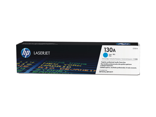 Консумативи Оригинален тонер HP 130A Cyan LaserJet