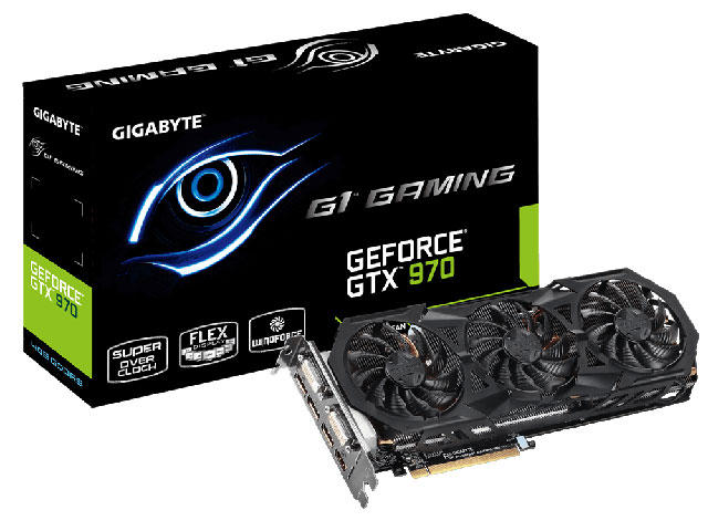 Видео карти Gigabyte GeForce GTX 970 GV-N970G1 GAMING-4GD