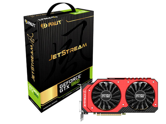 Видео карти Palit GeForce GTX 960 JETSTREAM 4G GD5