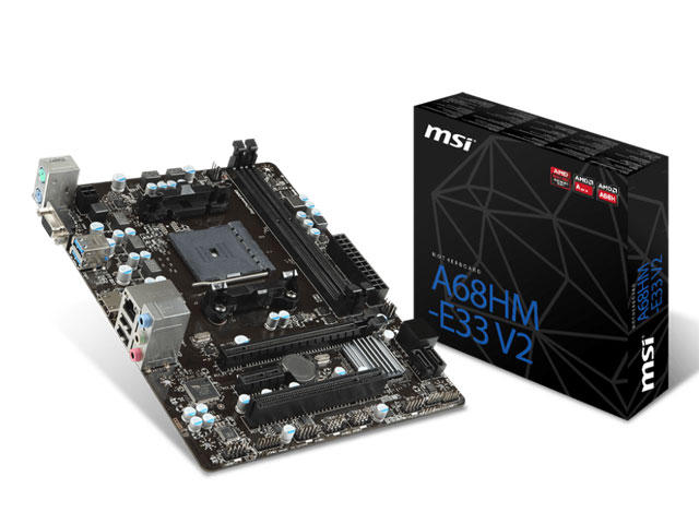 Дънни платки MSI A68HM-E33 V2