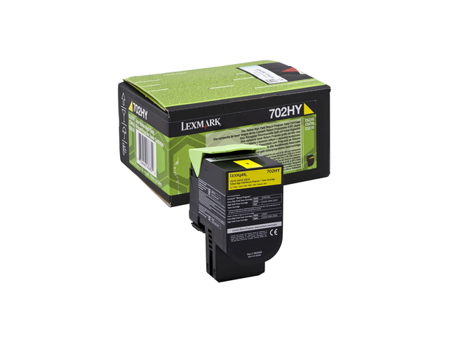 Консумативи Оригинален тонер Lexmark 702HY Yellow