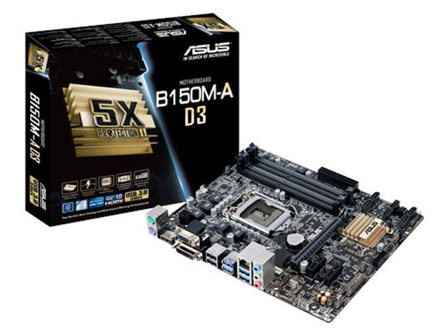 Дънни платки Asus B150M-A D3