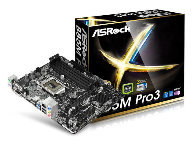 Дънни платки ASRock B85M Pro3