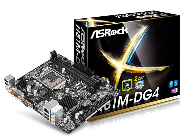 Дънни платки ASRock H81M-DG4