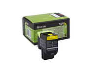 Консумативи Оригинален тонер Lexmark 702Y Yellow