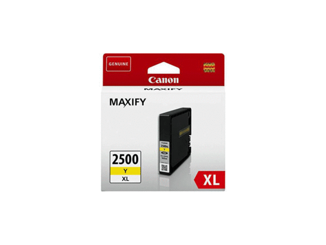 Консумативи Оригинален тонер Canon PGI-2500XL Y