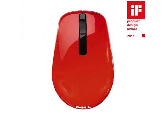 Мишки Безжична oптична мишка Dell WM311 червена