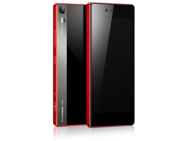 Смартфони Lenovo Vibe Shot Z90 32GB, червен цвят + 750MB 4G интернет на месец