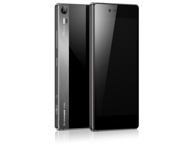 Смартфони Lenovo Vibe Shot Z90 32GB, сив цвят + 750MB интернет на месец
